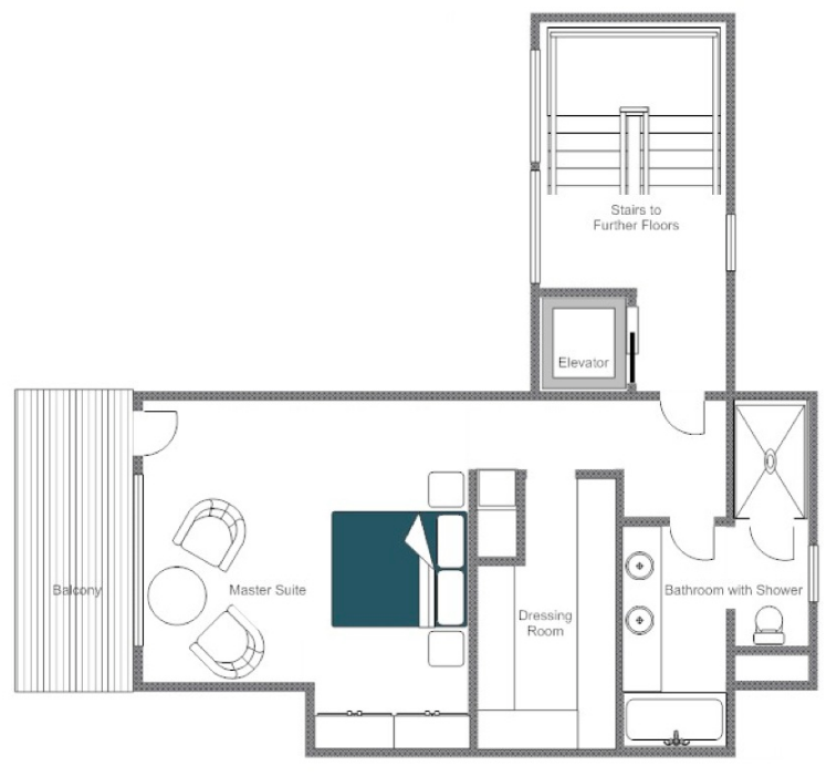 Chalet Norte Verbier Floor Plan 1